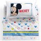 CALEFFI COMPLETO LENZUOLA LETTO SINGOLO 1 PIAZZA DISNEY MICKEY AVVENTURA