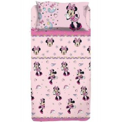 HERMET COMPLETO LENZUOLA LETTO SINGOLO 1 PIAZZA DISNEY MINNIE MOUSE