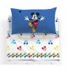 CALEFFI COMPLETO LENZUOLA MICKEY RETRO LETTO SINGOLO 1 PIAZZA DISNEY