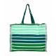 Giovanile Borsa Mare con chiusura lampo misura 48x38x16cm cotone canvas 100% spiaggia stampe e colori vari