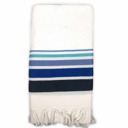 Seamar Telo Mare Fouta cotone spugna Nido D'ape misura 90 x 160cm più frange vari colori