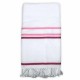 Seamar Telo Mare Fouta cotone spugna Nido D'ape misura 90 x 160cm più frange vari colori