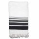 Seamar Telo Mare Fouta cotone spugna Nido D'ape misura 90 x 160cm più frange vari colori