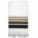 Seamar Telo Mare Fouta cotone spugna Nido D'ape misura 90 x 160cm più frange vari colori