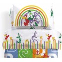 CALEFFI COMPLETO LENZUOLA LETTO SINGOLO 1 PIAZZA DISNEY WB COLORS