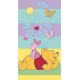 CALEFFI WINNIE THE POOH TELO MARE ASCIUGAMANO SPUGNA COTONE 75x150