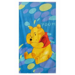 CALEFFI WINNIE THE POOH TELO MARE ASCIUGAMANO SPUGNA COTONE 75x150